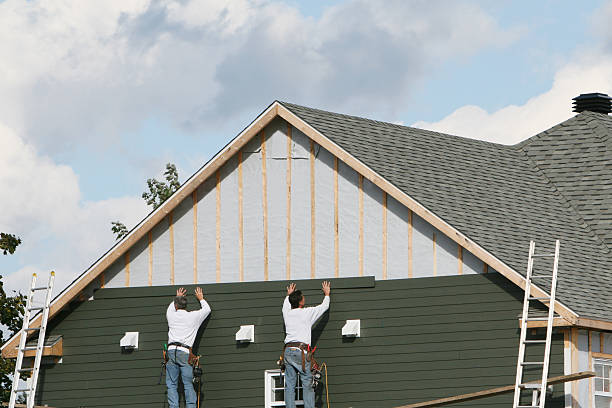 Professional Siding Replacement technician working in Carr, CO